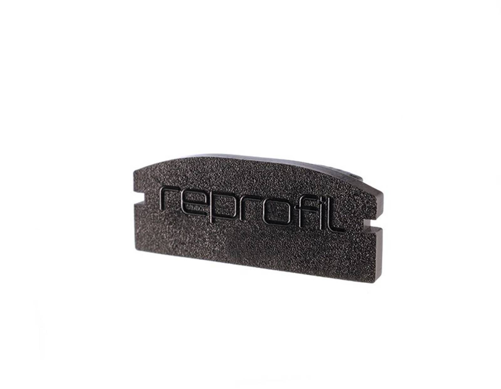 Reprofil Endkappe F-AU-01-15, Schwarz, 21 mm, Flach