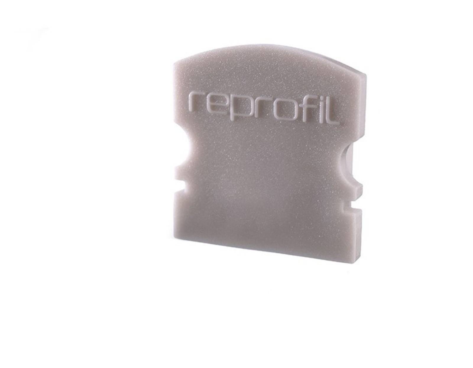 Reprofil Endkappe F-AU-02-10, Grau, 16 mm, Flach