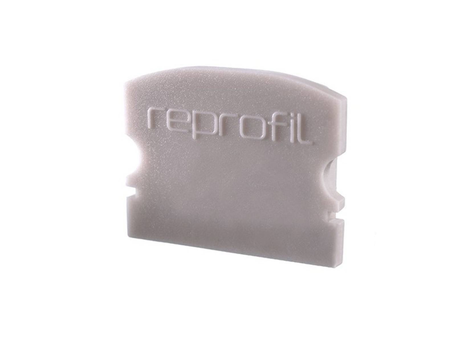 Reprofil Endkappe F-AU-02-15, Grau, 21 mm, Flach