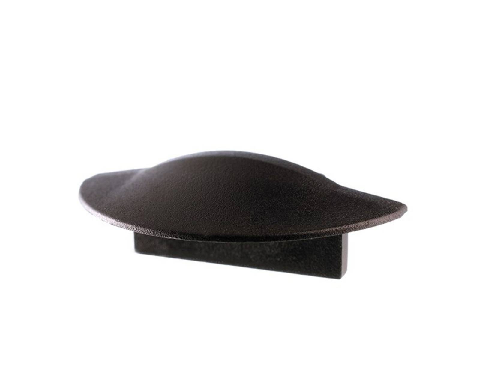 Reprofil Endkappe F-ET-01-12, Schwarz, 27 mm, Flach