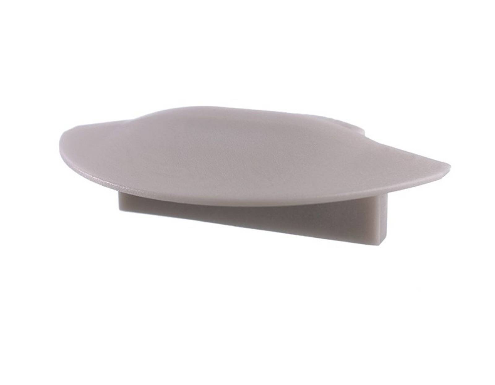 Reprofil Endkappe F-ET-01-15, Grau, 30 mm, Flach