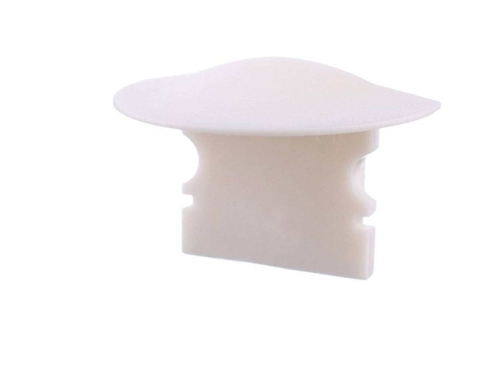 Reprofil Endkappe F-ET-02-10, Wei�, 25 mm, Flach