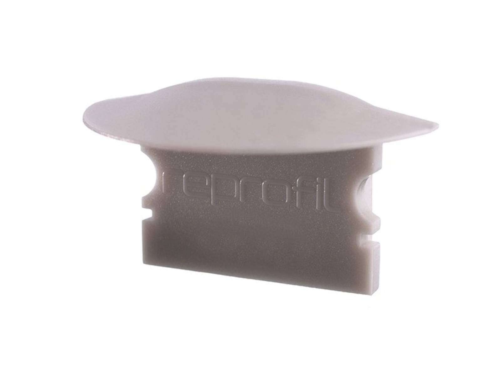 Reprofil Endkappe F-ET-02-15, Grau, 30 mm, Flach