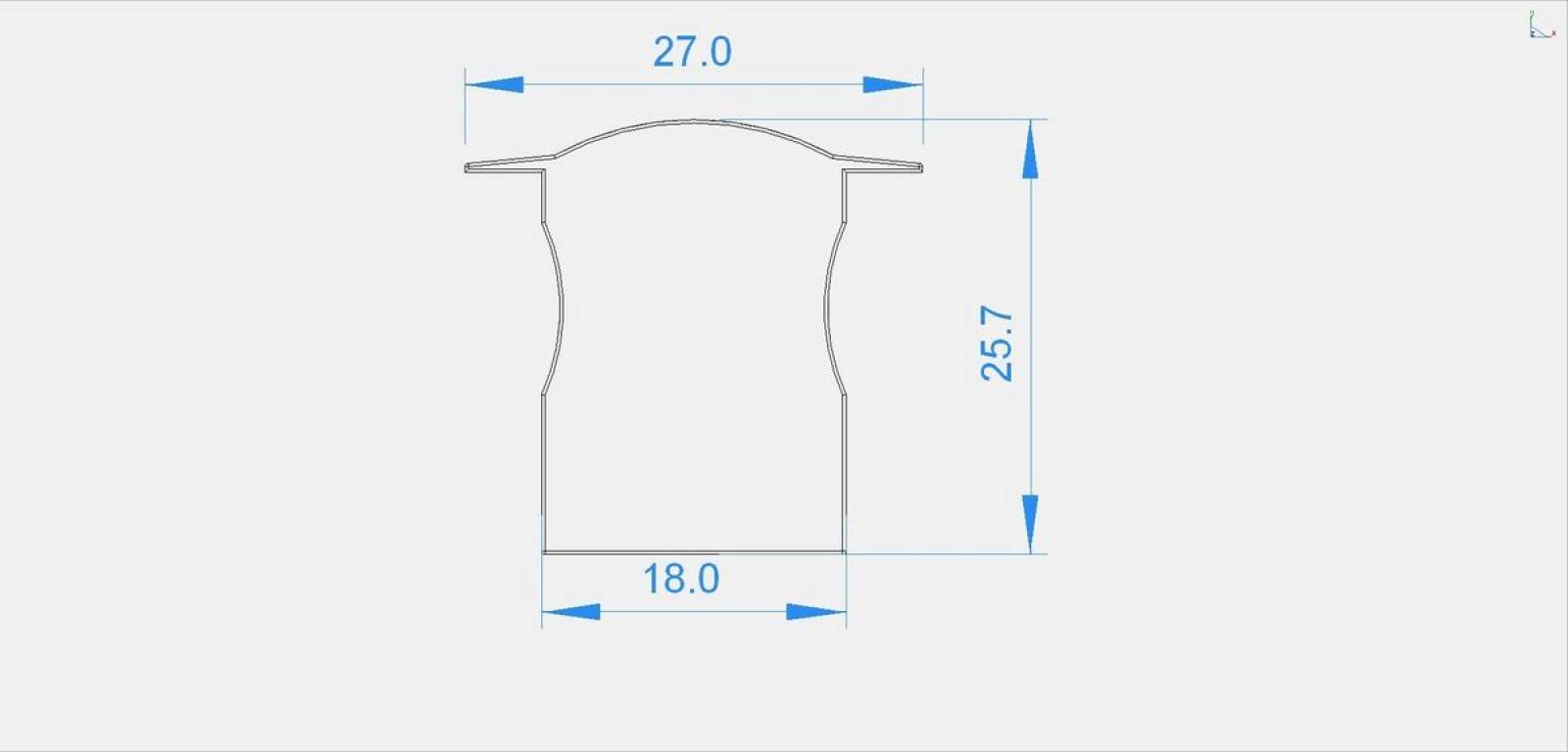 Reprofil, Endkappe F-ET-04-12 Set 2 Stk, Kunststoff, L�nge: 27,0 mm