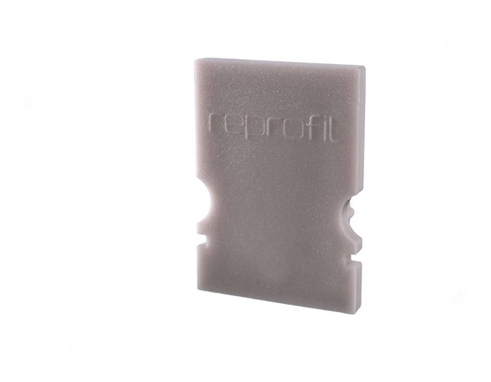 Reprofil Endkappe H-AU-02-08, Grau, 14 mm, Hoch