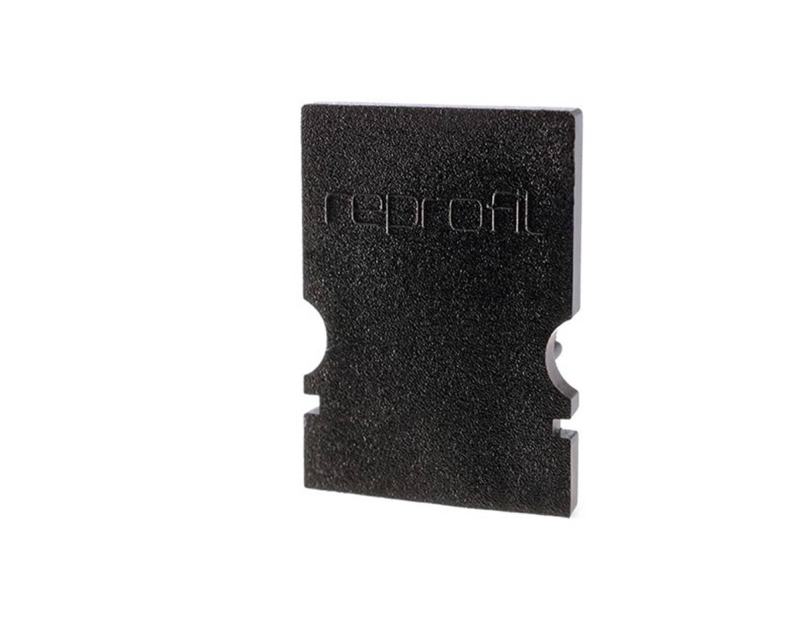 Reprofil Endkappe H-AU-02-08, Schwarz, 14 mm, Hoch