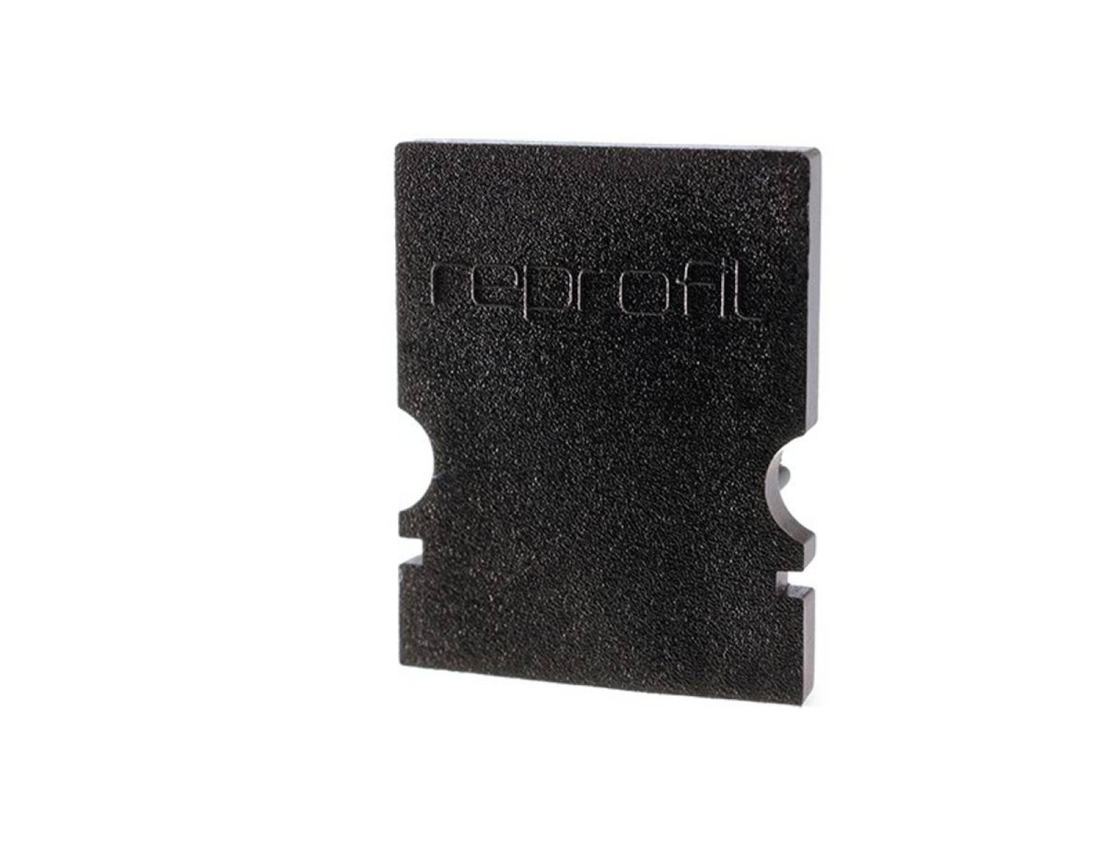 Reprofil Endkappe H-AU-02-10, Schwarz, 16 mm, Hoch