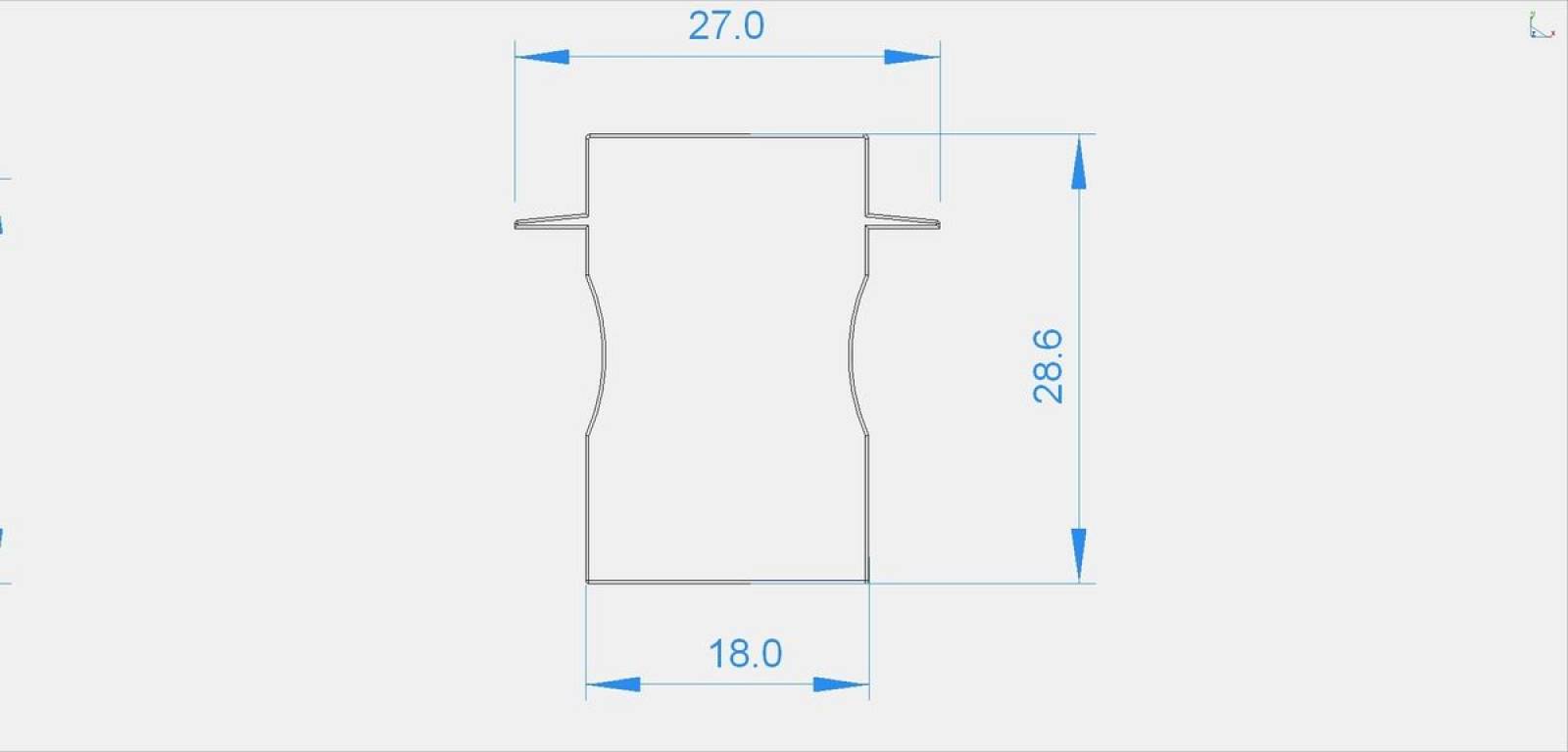 Reprofil, Endkappe H-ET-04-12 Set 2 Stk, Kunststoff, L�nge: 27,0 mm