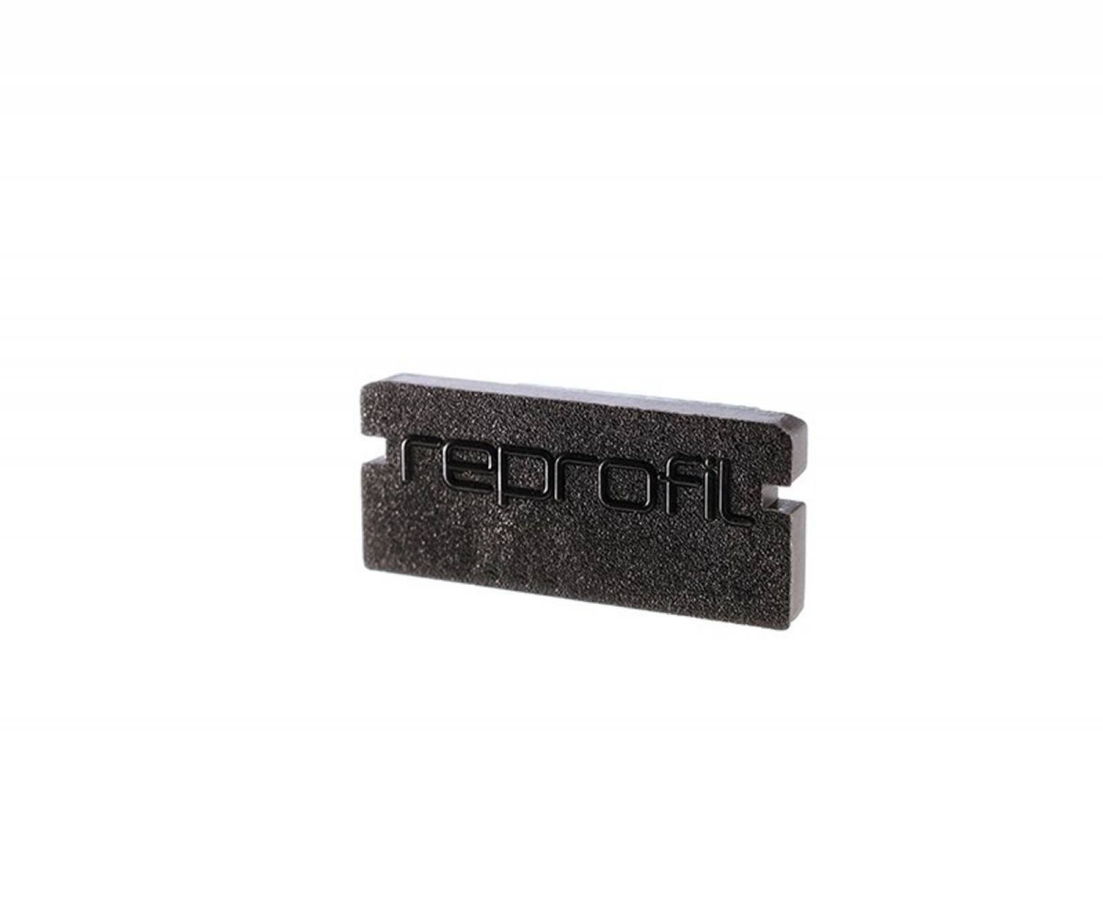Reprofil Endkappe P-AU-01-10, Schwarz, 16 mm, Plan