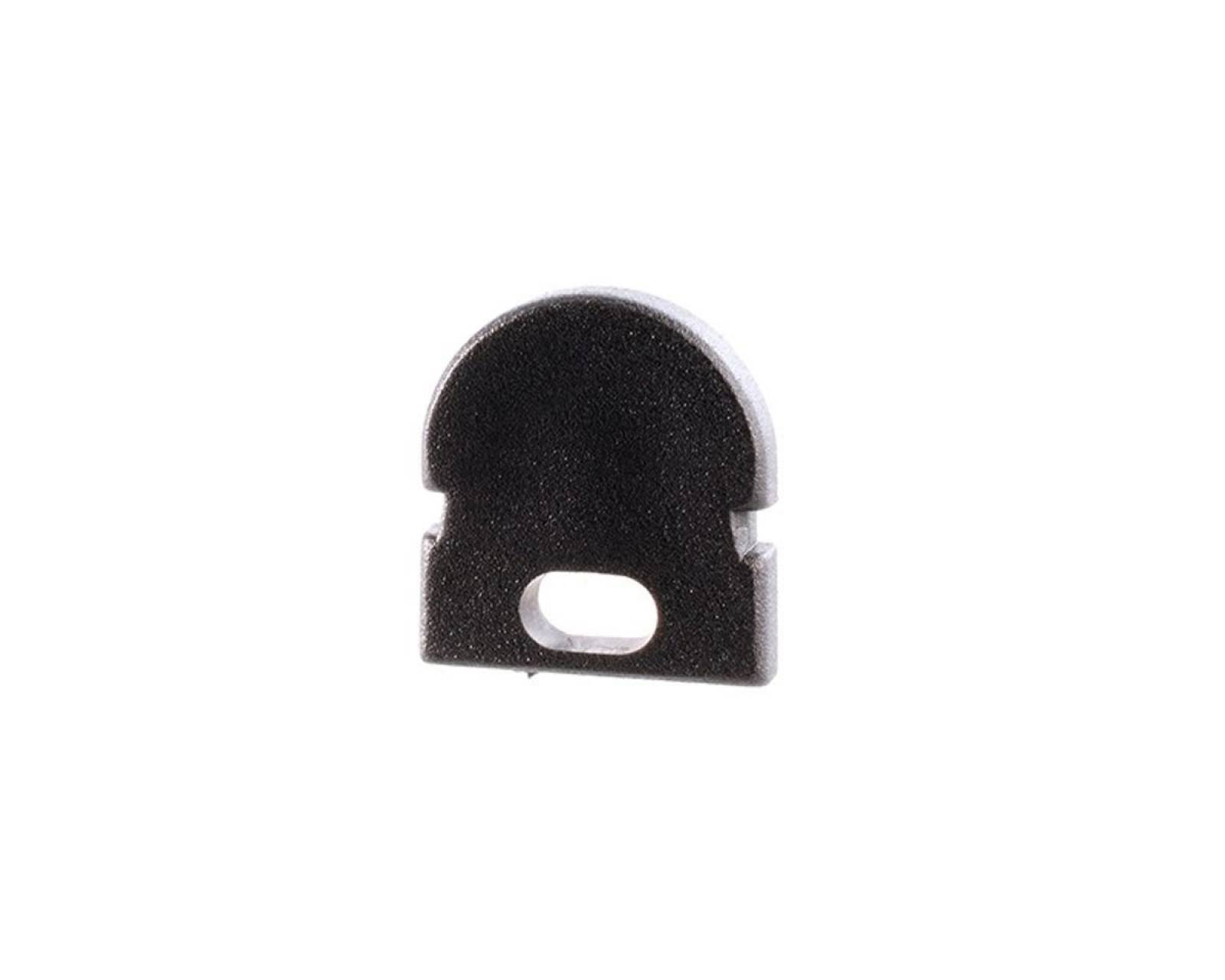 Reprofil Endkappe R-AU-01-05, Schwarz, 2 St�ck, Rund