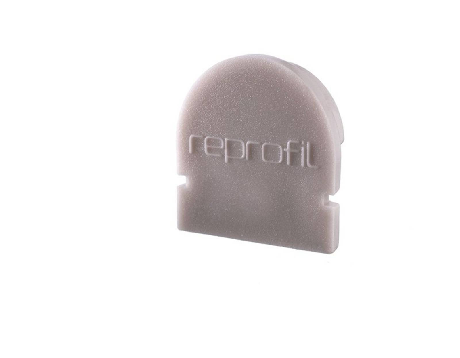 Reprofil Endkappe R-AU-01-08, Grau, 14 mm, Rund