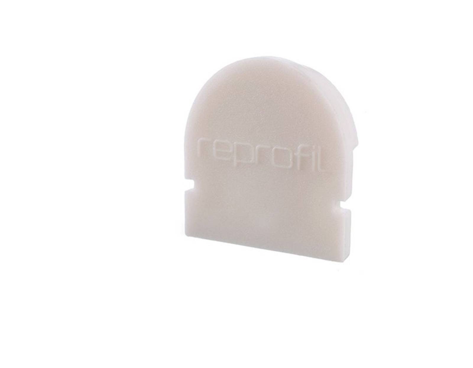 Reprofil Endkappe R-AU-01-08, Wei�, 14 mm, Rund