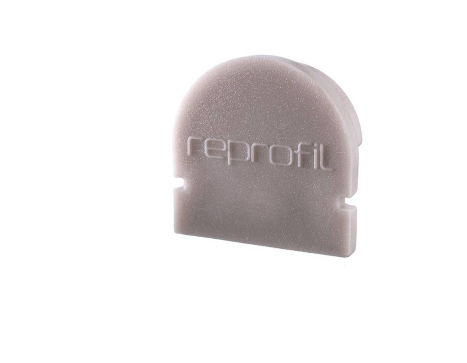 Reprofil Endkappe R-AU-01-10, Grau, 16 mm, Rund
