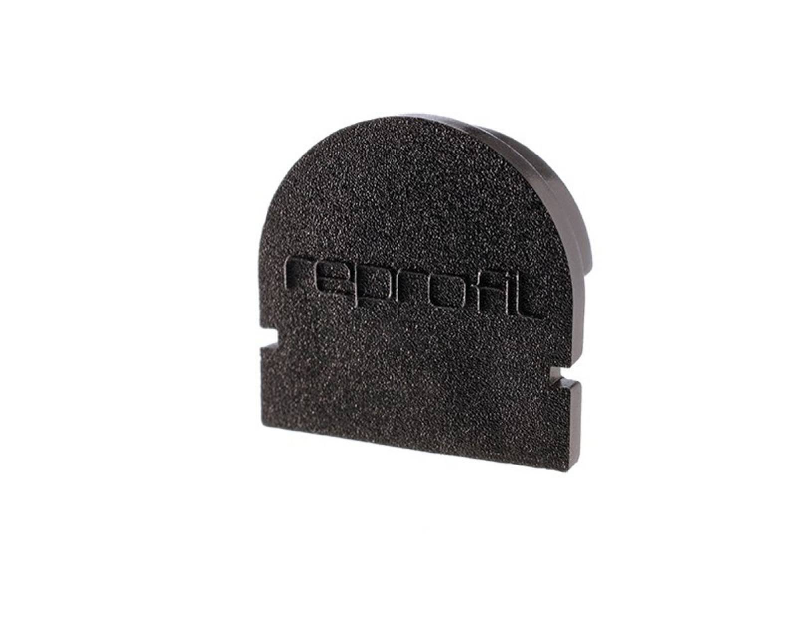 Reprofil Endkappe R-AU-01-10, Schwarz, 16 mm, Rund