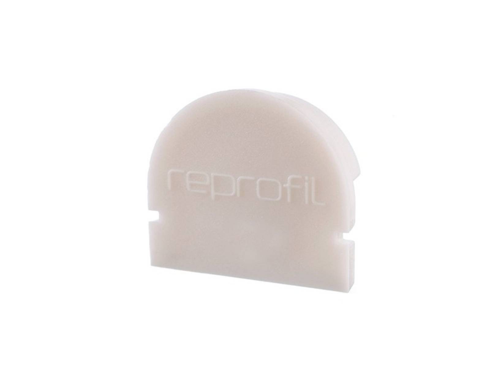 Reprofil Endkappe R-AU-01-12, Wei�, 18 mm, Rund