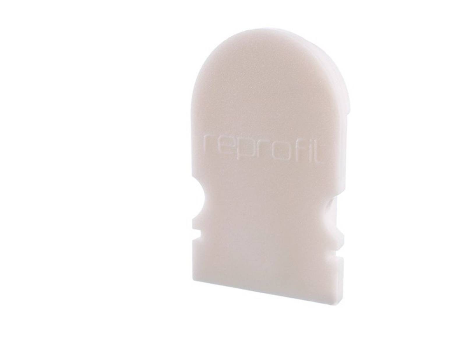 Reprofil Endkappe R-AU-02-08, Wei�, 14 mm, Rund