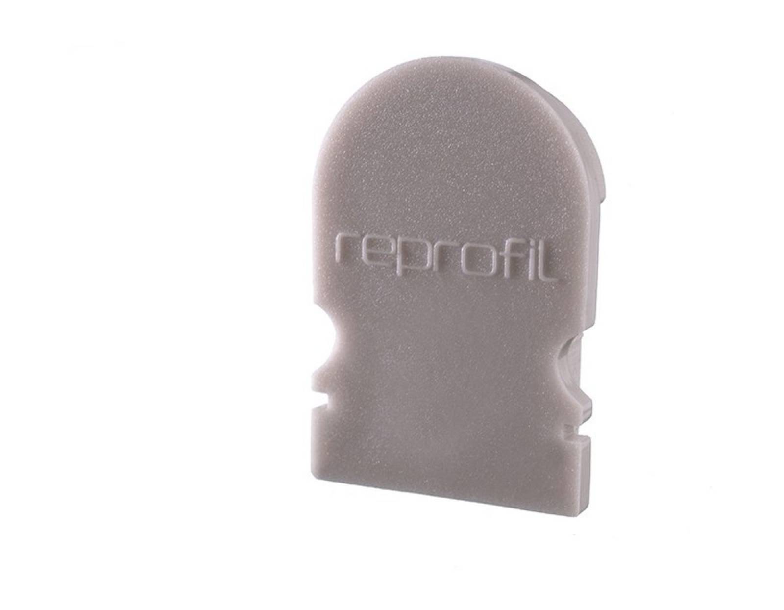 Reprofil Endkappe R-AU-02-10, Grau, 16 mm, Rund