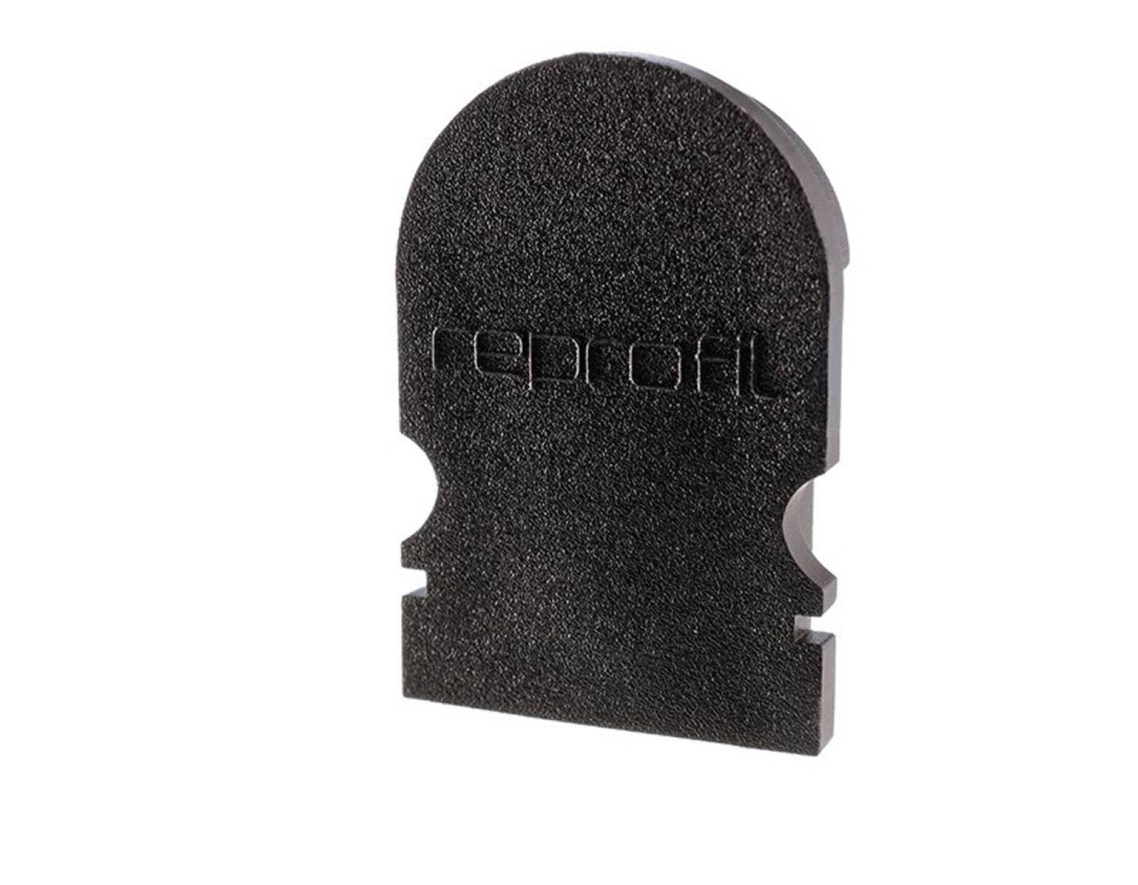 Reprofil Endkappe R-AU-02-10, Schwarz, 16 mm, Rund