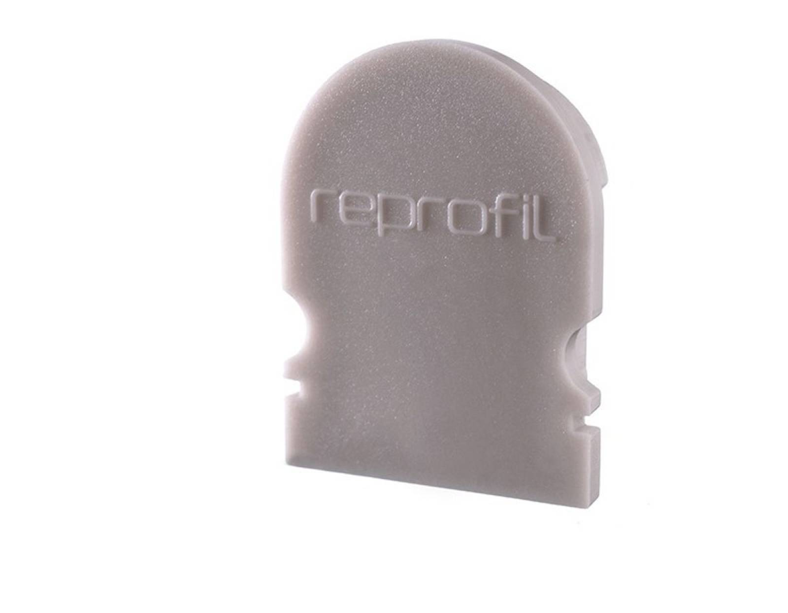 Reprofil Endkappe R-AU-02-12, Grau, 18 mm, Rund