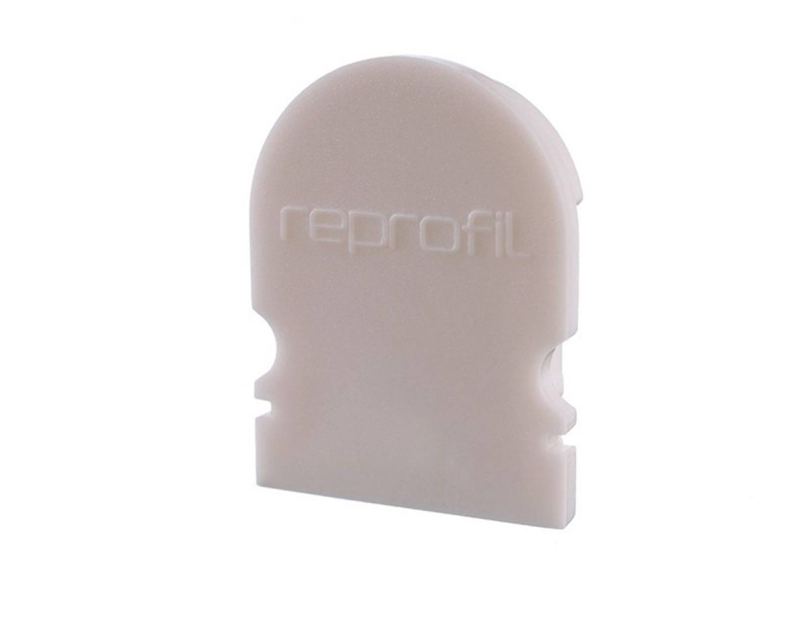 Reprofil Endkappe R-AU-02-12, Wei�, 18 mm, Rund