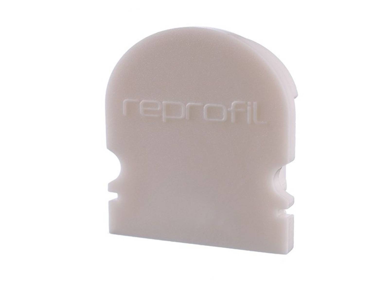 Reprofil Endkappe R-AU-02-15, Wei�, 21 mm, Rund