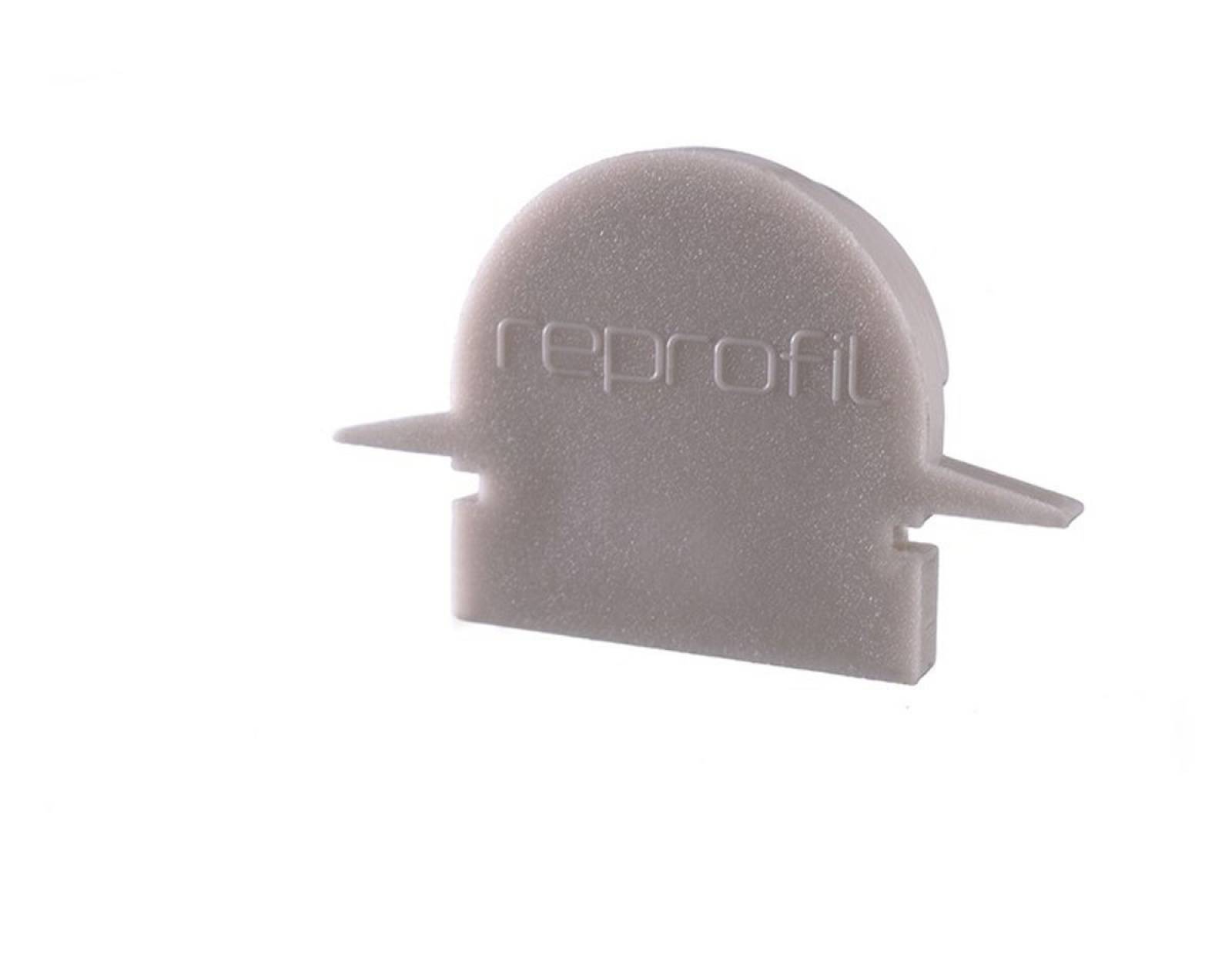 Reprofil Endkappe R-ET-01-10, Grau, 25 mm, Rund