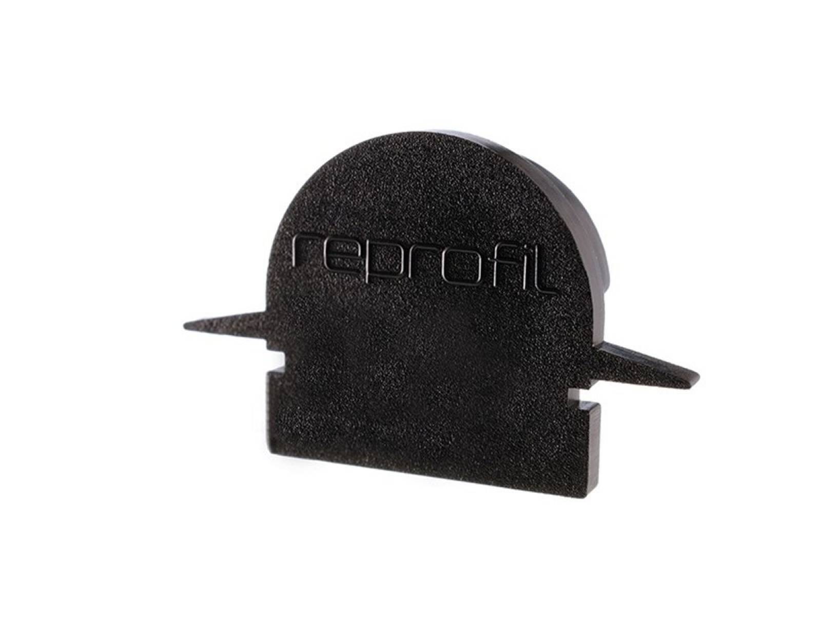 Reprofil Endkappe R-ET-01-10, Schwarz, 25 mm, Rund