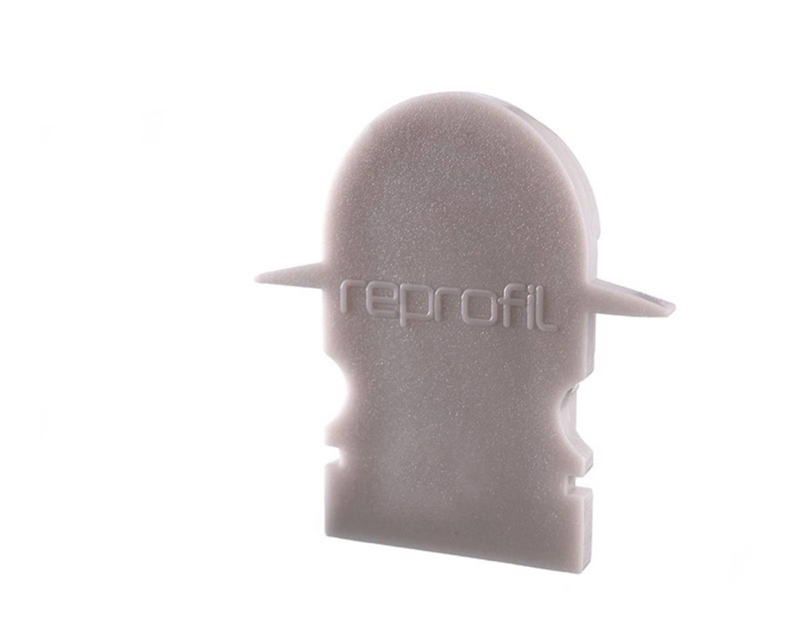 Reprofil Endkappe R-ET-02-08, Grau, 23 mm, Rund