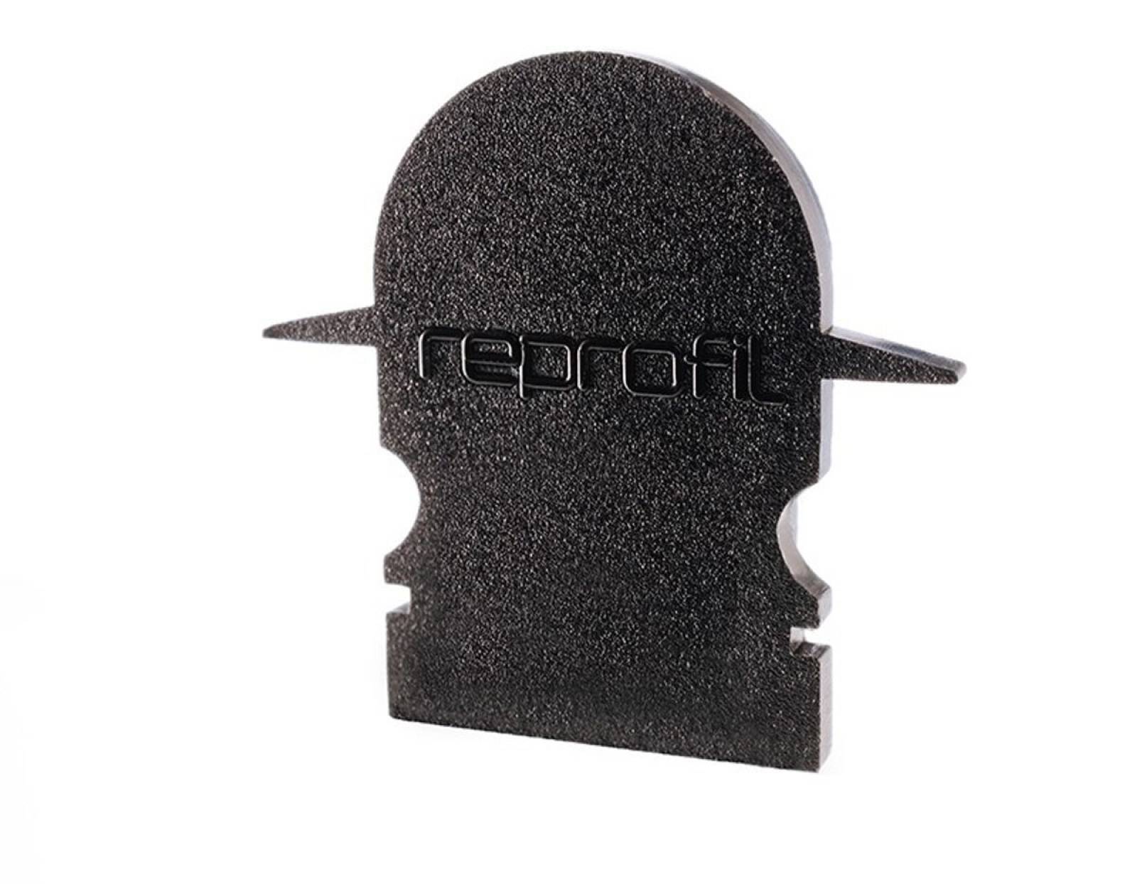 Reprofil Endkappe R-ET-02-10, Schwarz, 25 mm, Rund
