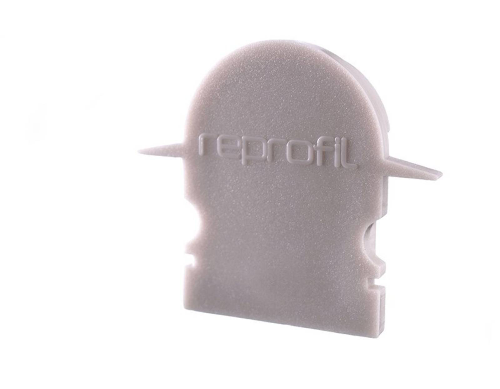Reprofil Endkappe R-ET-02-12, Grau, 27 mm, Rund