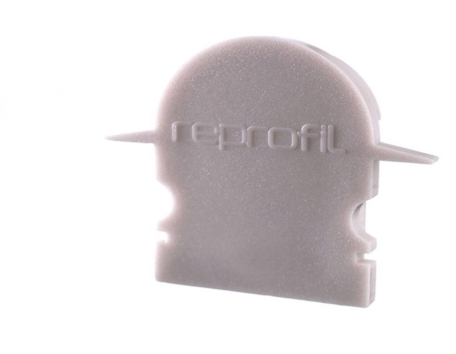 Reprofil Endkappe R-ET-02-15, Grau, 30 mm, Rund