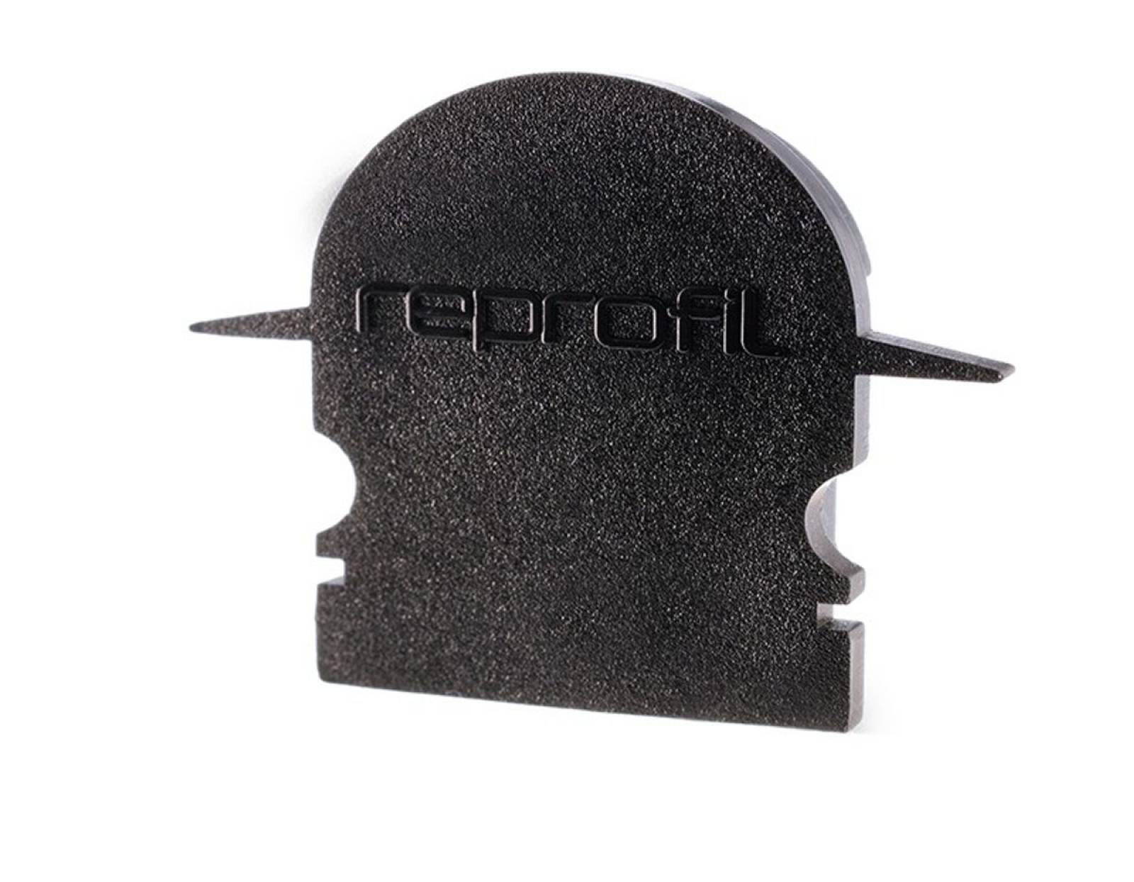 Reprofil Endkappe R-ET-02-15, Schwarz, 30 mm, Rund