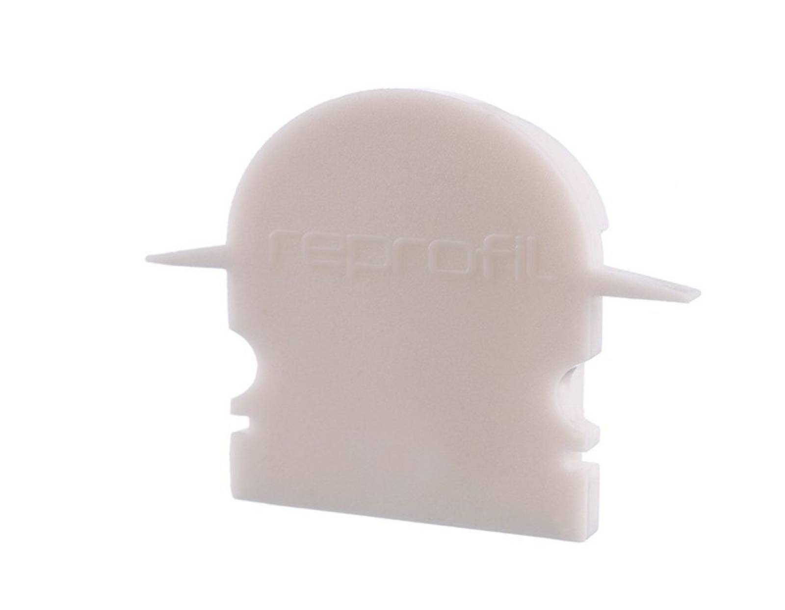 Reprofil Endkappe R-ET-02-15, Wei�, 30 mm, Rund