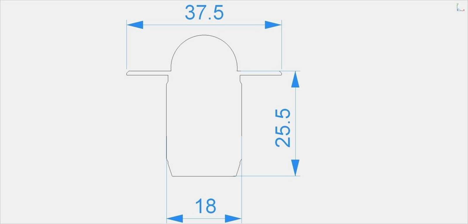 Reprofil, Endkappe R-ET-03-10 Set 2 Stk, wei�
