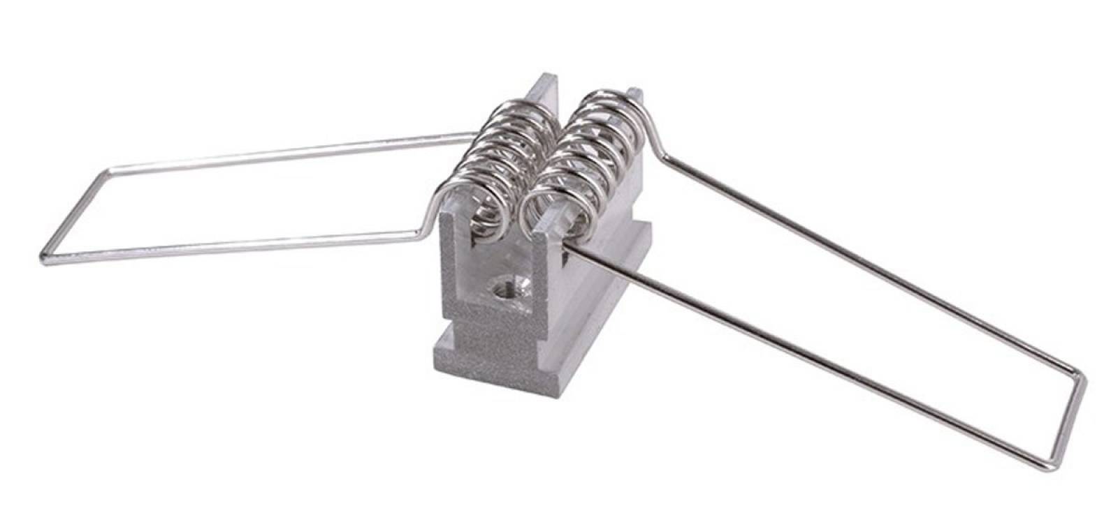 Reprofil, Nutenstein mit Spannfedern Set 2 Stk, Aluminium, L�nge: 25 mm