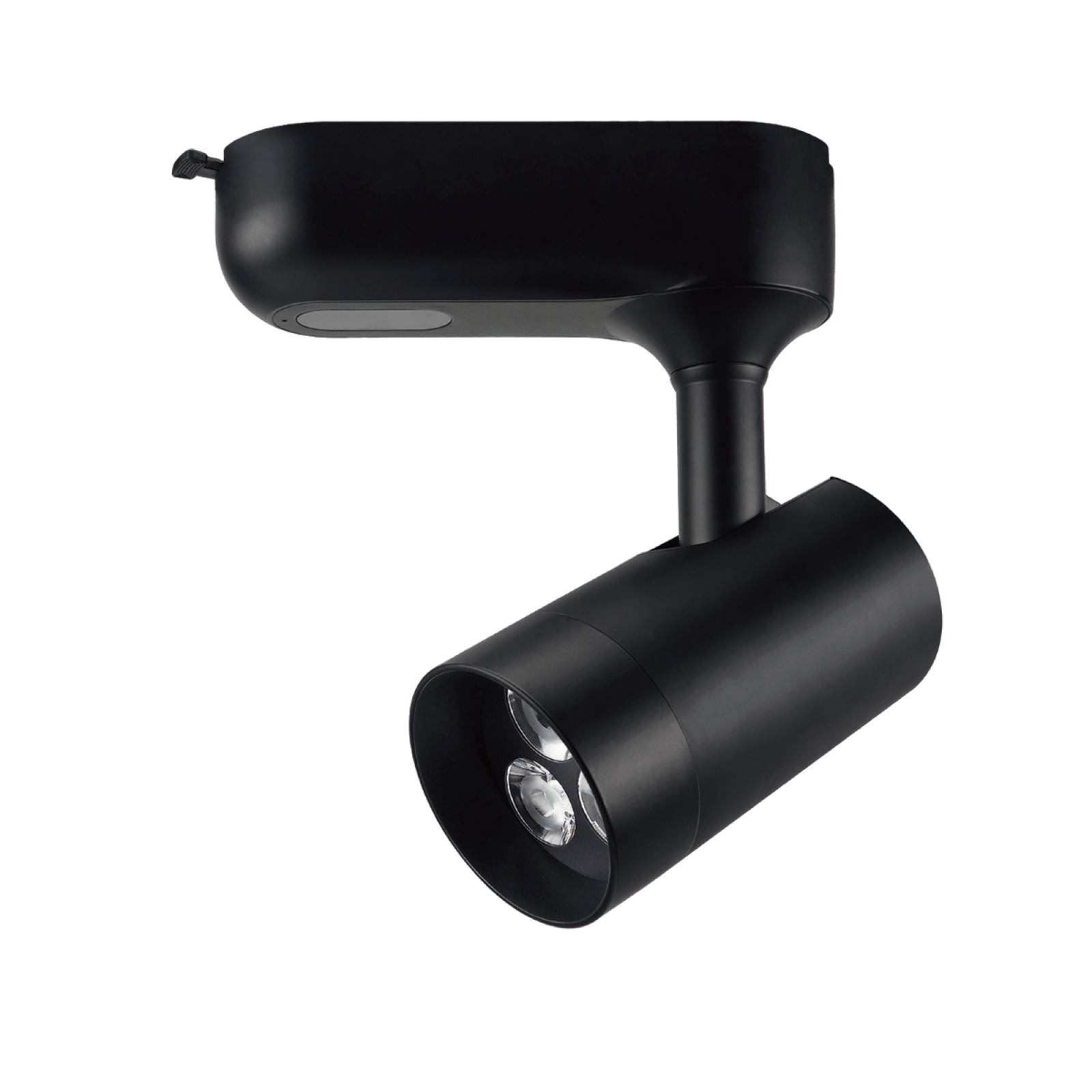 RoboTrac motorisierter 3-Phasen Strahler 28W Zoom, Fernbedienung, Schwarz 7�, 3000K