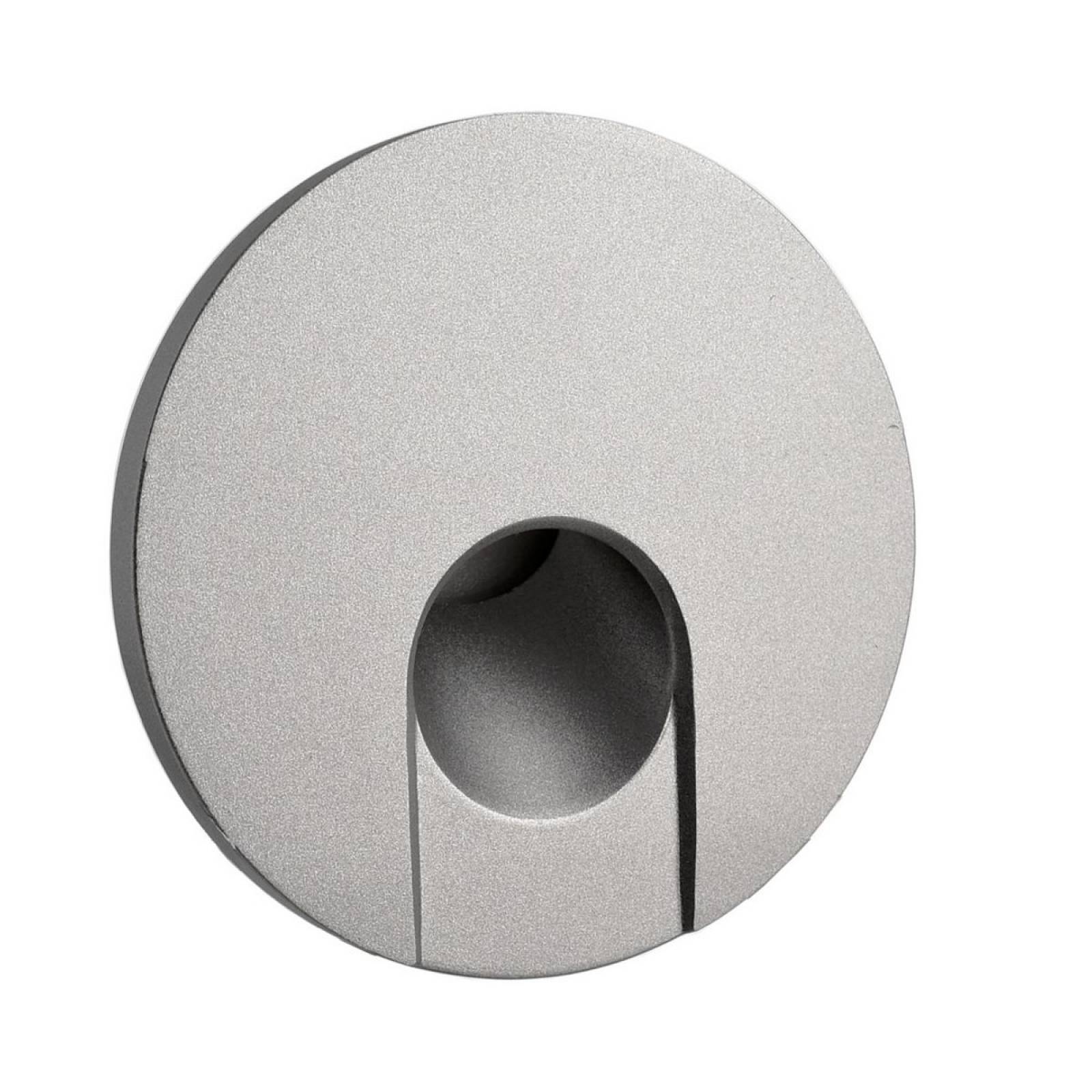 Runde Abdeckung Auge f�r Alwaid II Wandeinbauleuchte 75x75mm, alu