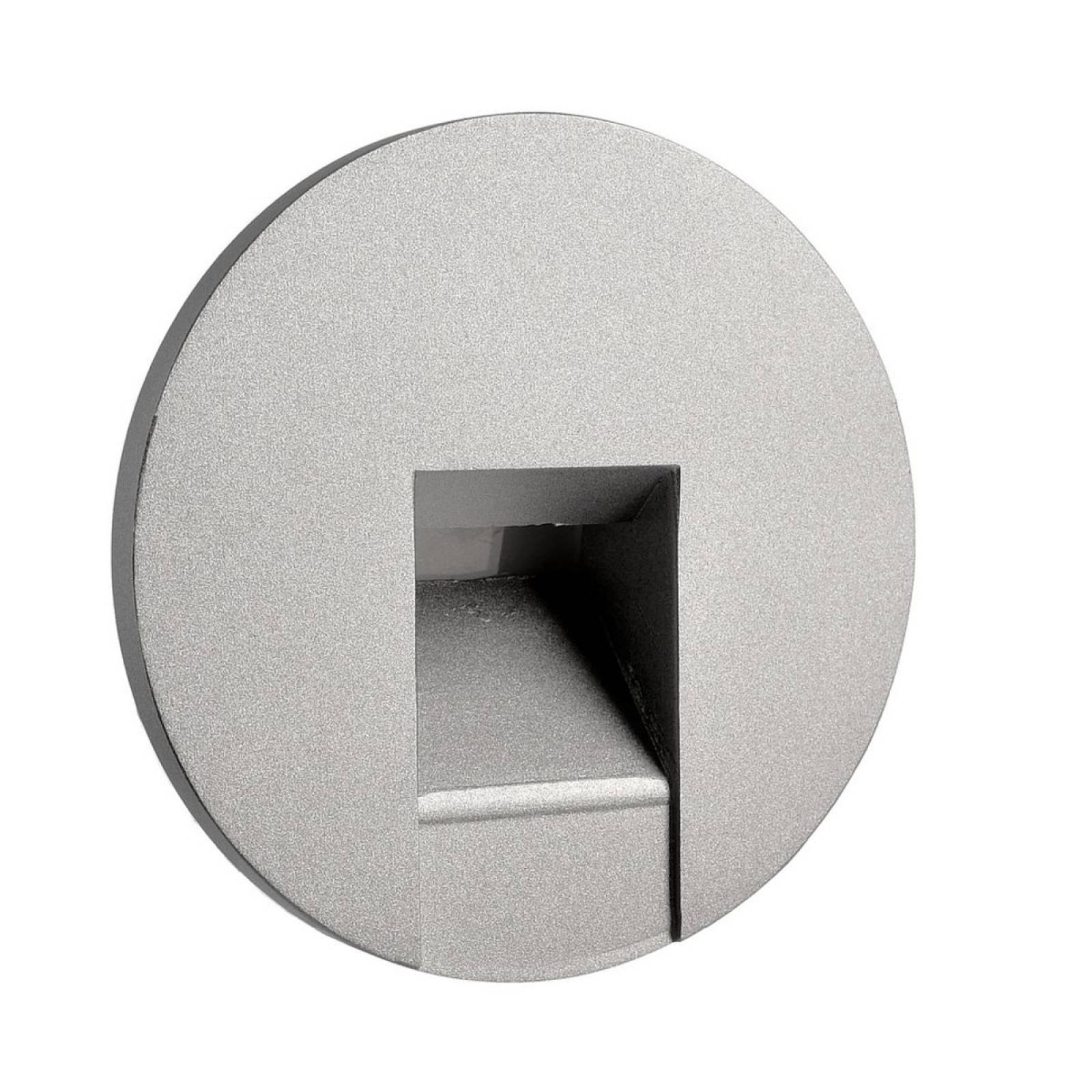 Runde Abdeckung Quadrat f�r Alwaid II Wandeinbauleuchte 75x75mm, alu