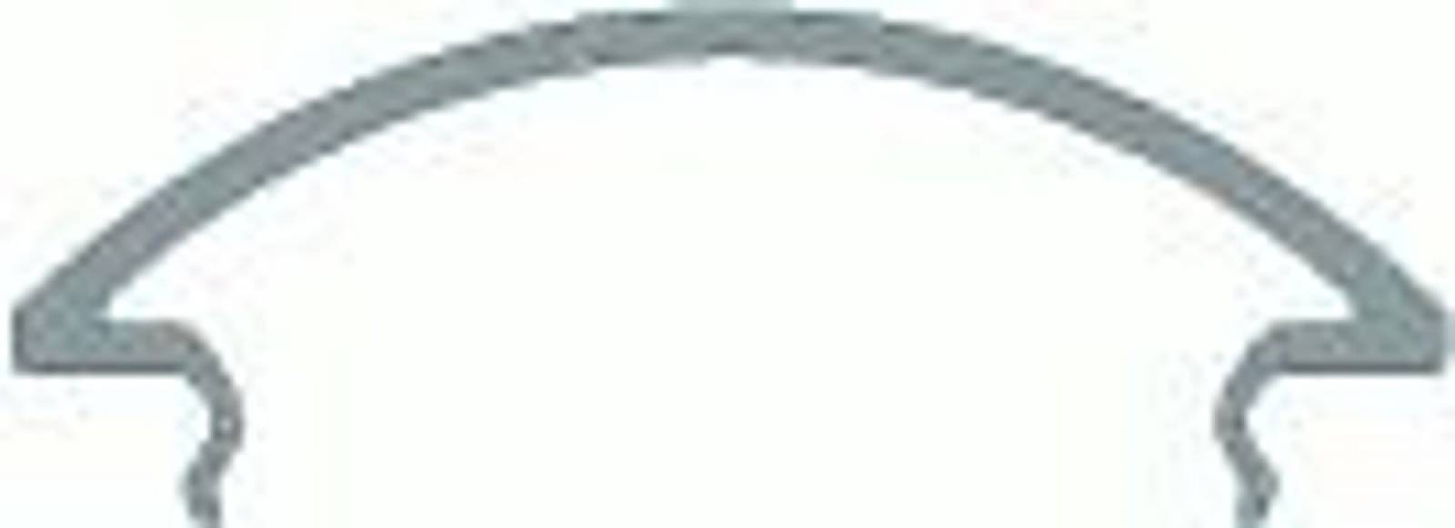 Runde Abdeckung R-05-25, 3m, milchig 40% Transmission