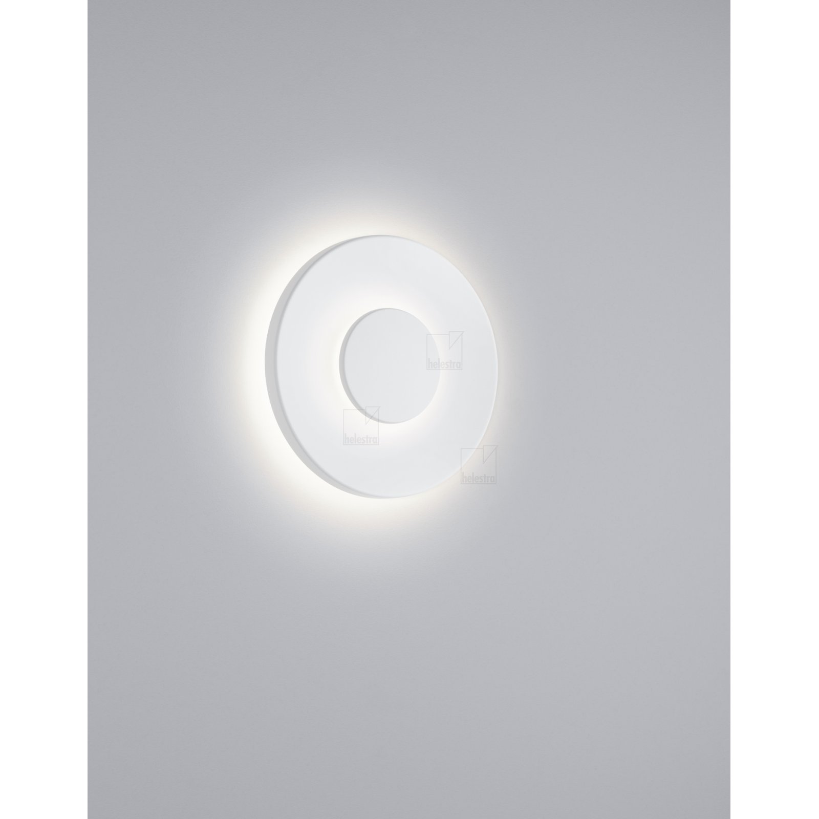 Runde Au�enwandleuchte BUD wei� 13W, 2700K warmwei�