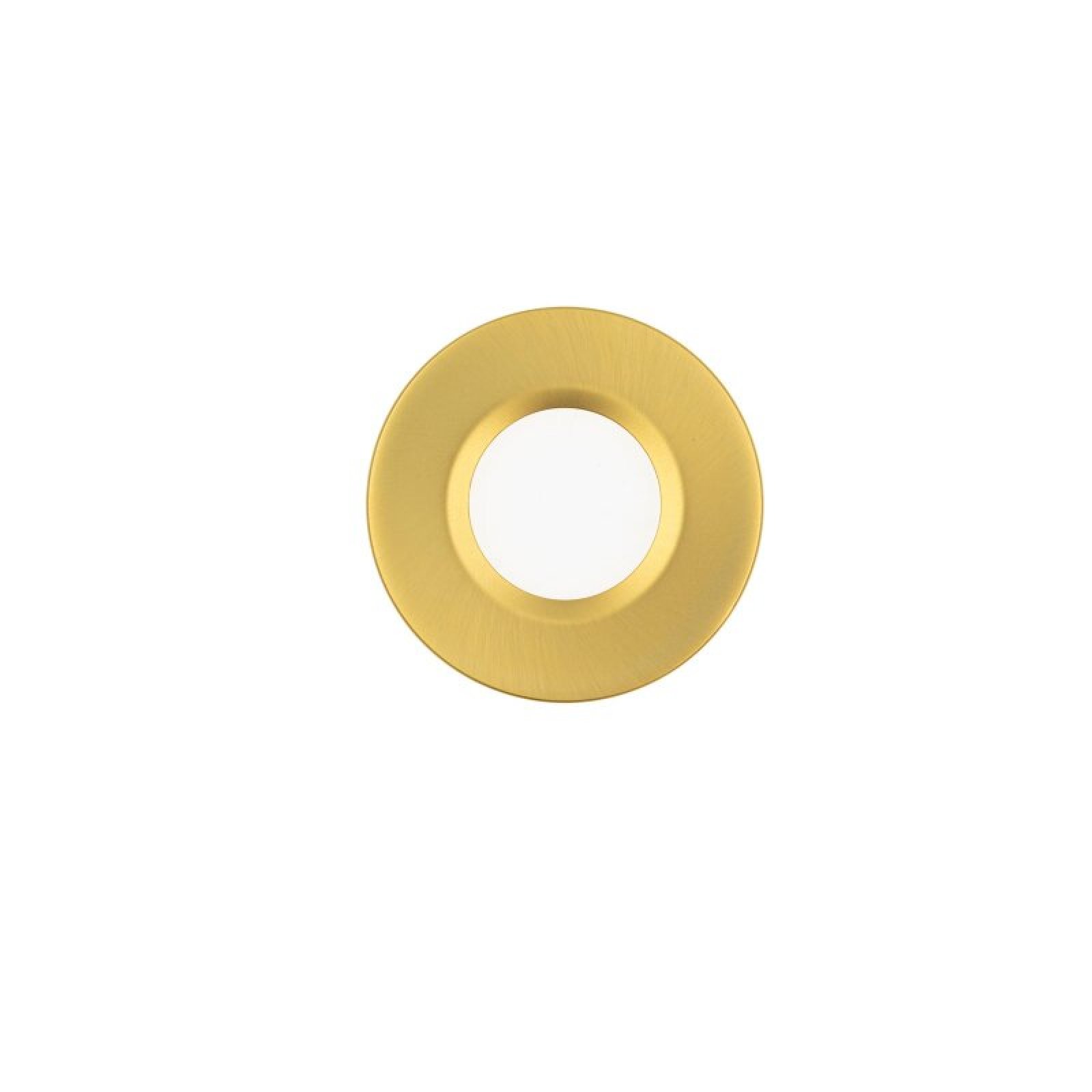 Runder Zierring f�r Einbauleuchte DOTLUX MULTISCREW, gold-geb�rstet