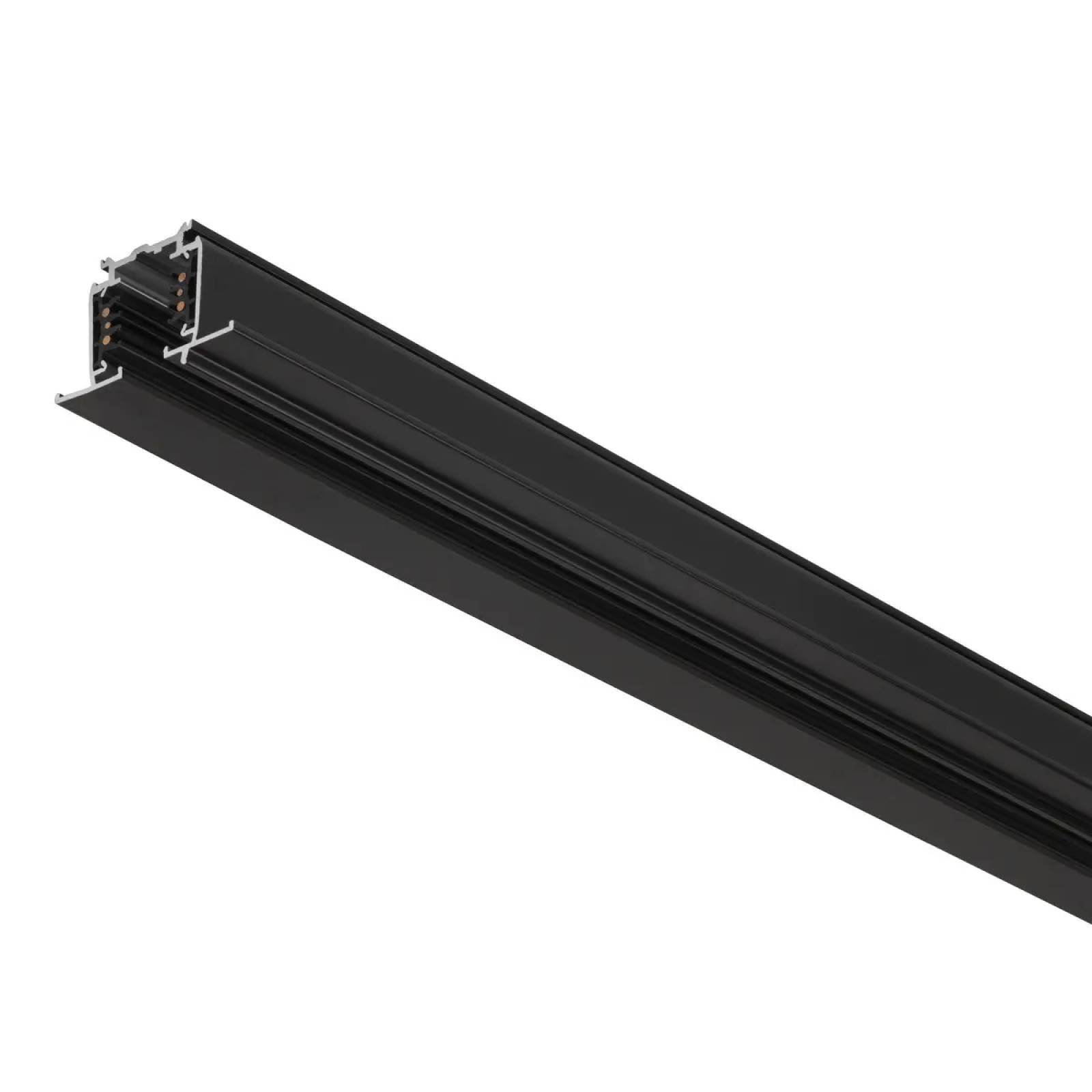 S-TRACK DALI 3-Phasen-Einbauschiene 3m schwarz