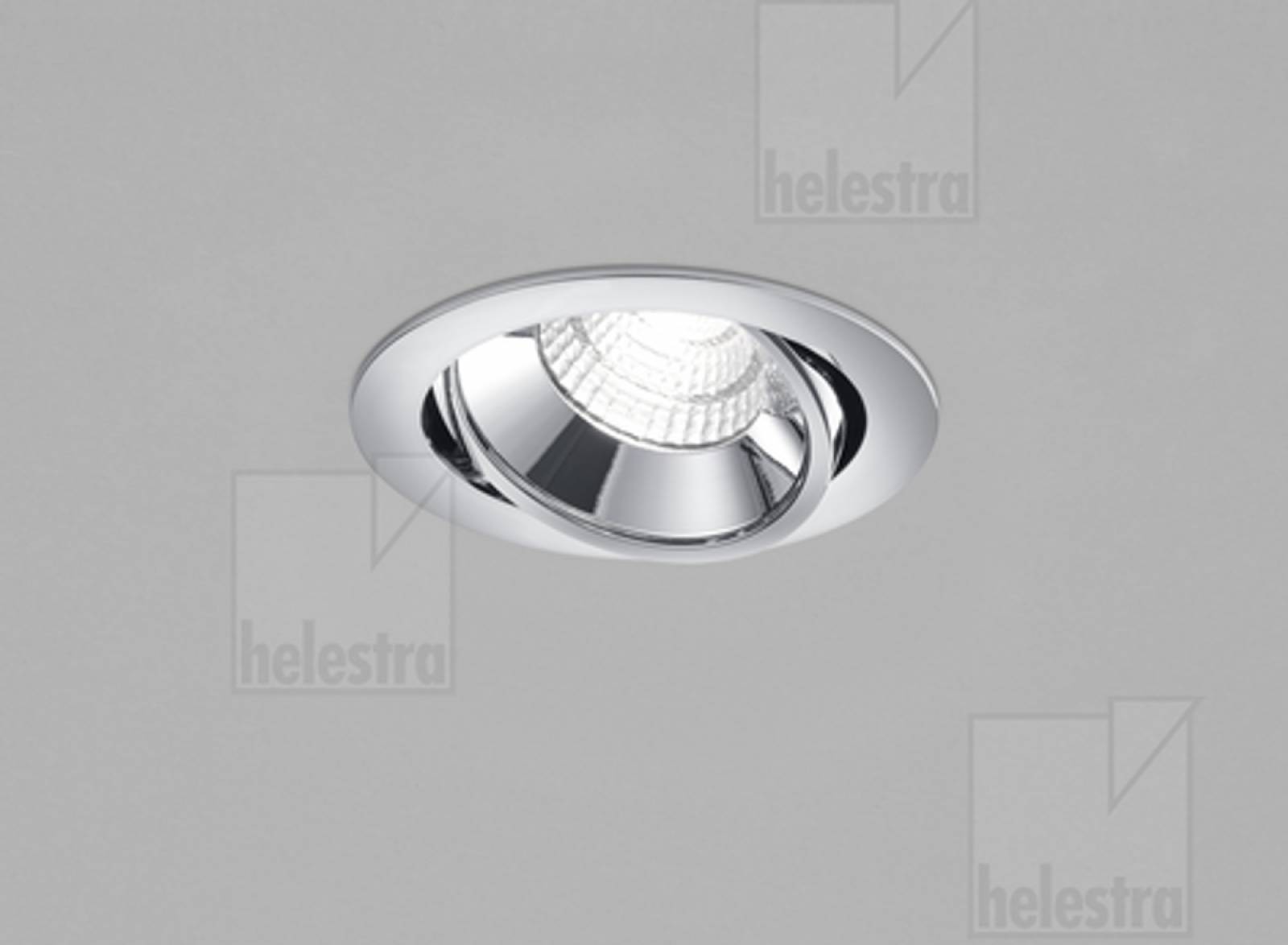 SID Deckeneinbauleuchte IP65 chrom 11W, dreh-schwenkbar, 3000K dimmbar