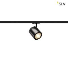 ENOLA_C LED Strahler f�r 1Phasen Hochvolt-Stromschiene, 3000K, schwarz, 35�, inkl. 1 Phasen-Adapter