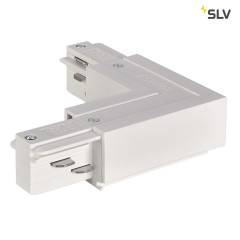 EUTRAC L-Verbinder Erde innen/links verkehrsweiss