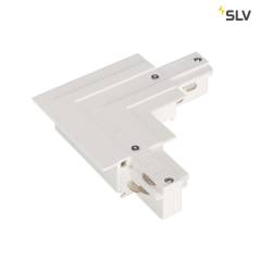 EUTRAC L-Verbinder f�r 3-Phasen Einbauschiene, verkehrsweiss, Erde aussen