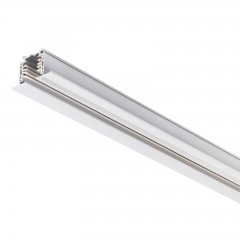 S-TRACK DALI 3-Phasen-Einbauschiene, 1m, Wei�