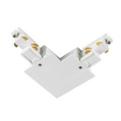 L-Verbinder Erde au�en/rechts S-TRACK DALI 3-Phasen-Einbauschiene, Wei�