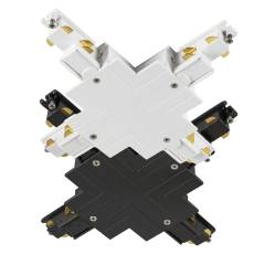 X-Verbinder S-TRACK DALI 3-Phasen-Einbauschiene
