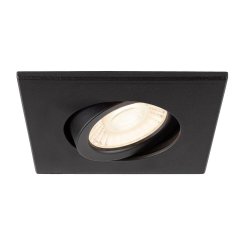 Eckiges Cover f�r SLV MOVE Universal Downlight schwarz-matt